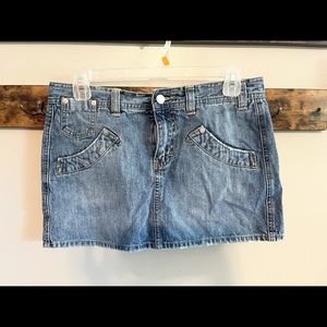 Retro Tommy Hilfiger Denim Mini Skirt